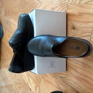 Shoes For Crews Black Slip-On Footwear